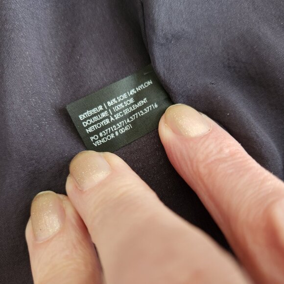 CLUB MONACO SHIMMER TANK SILK BLEND BLUISH GREY SIZE S - Picture 8 of 12